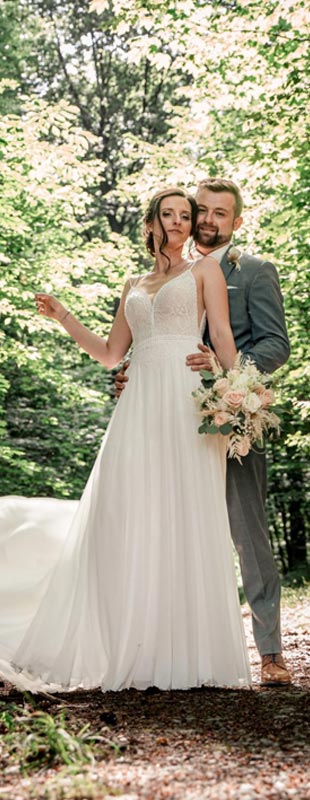 Hochzeitsfotograf Ludwigsburg Ehepaar lächelnd